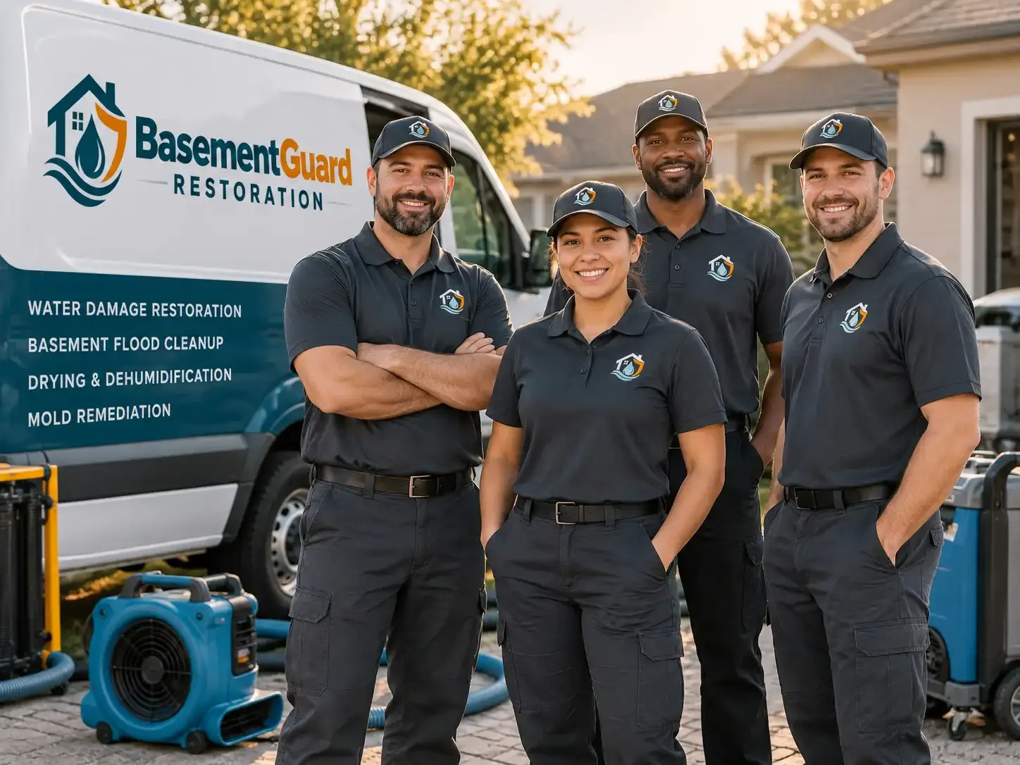 Basement Water Damage Restoration company in Hesperia, MI